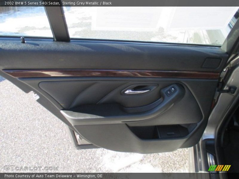 Sterling Grey Metallic / Black 2002 BMW 5 Series 540i Sedan