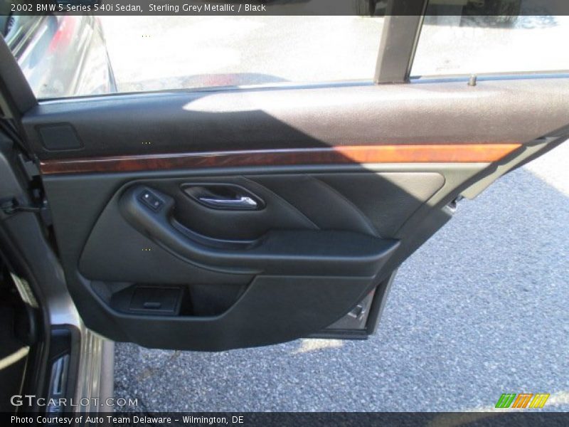 Sterling Grey Metallic / Black 2002 BMW 5 Series 540i Sedan