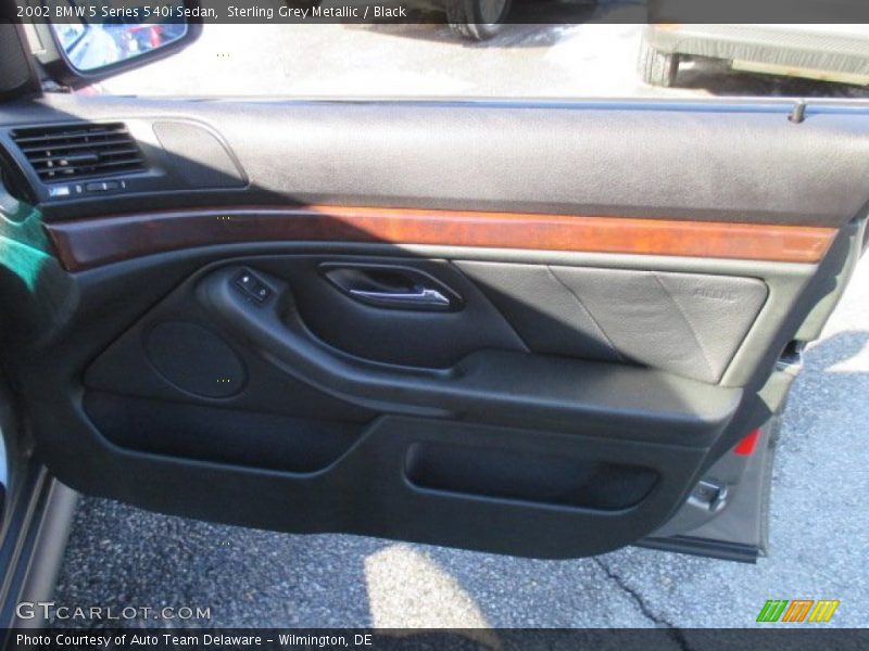 Sterling Grey Metallic / Black 2002 BMW 5 Series 540i Sedan