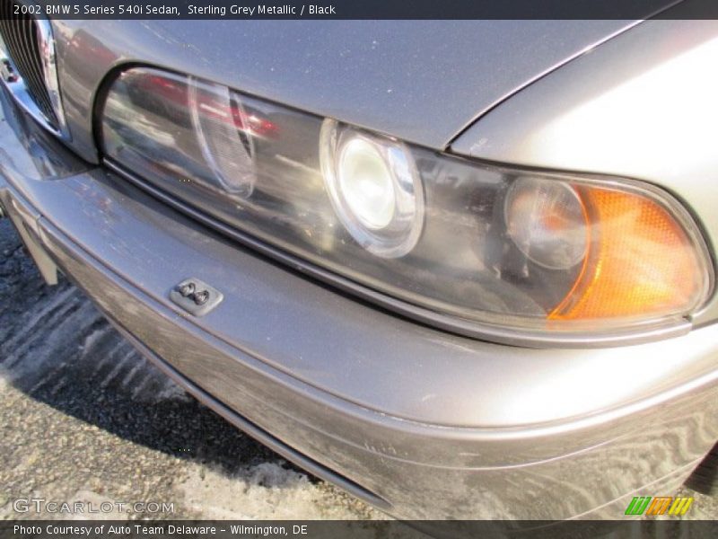 Sterling Grey Metallic / Black 2002 BMW 5 Series 540i Sedan