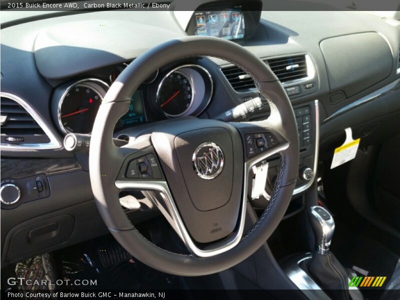 Carbon Black Metallic / Ebony 2015 Buick Encore AWD