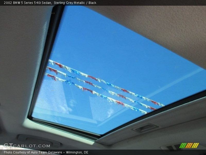 Sterling Grey Metallic / Black 2002 BMW 5 Series 540i Sedan
