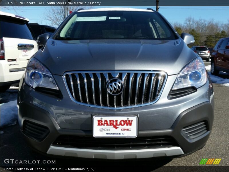 Satin Steel Gray Metallic / Ebony 2015 Buick Encore FWD