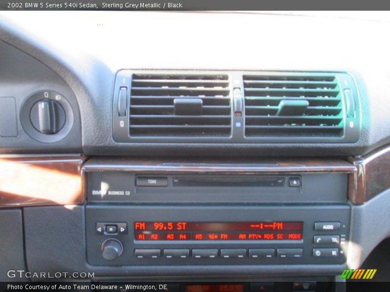 Sterling Grey Metallic / Black 2002 BMW 5 Series 540i Sedan