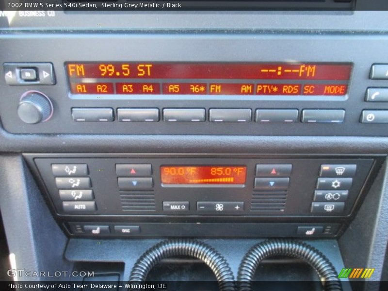 Sterling Grey Metallic / Black 2002 BMW 5 Series 540i Sedan