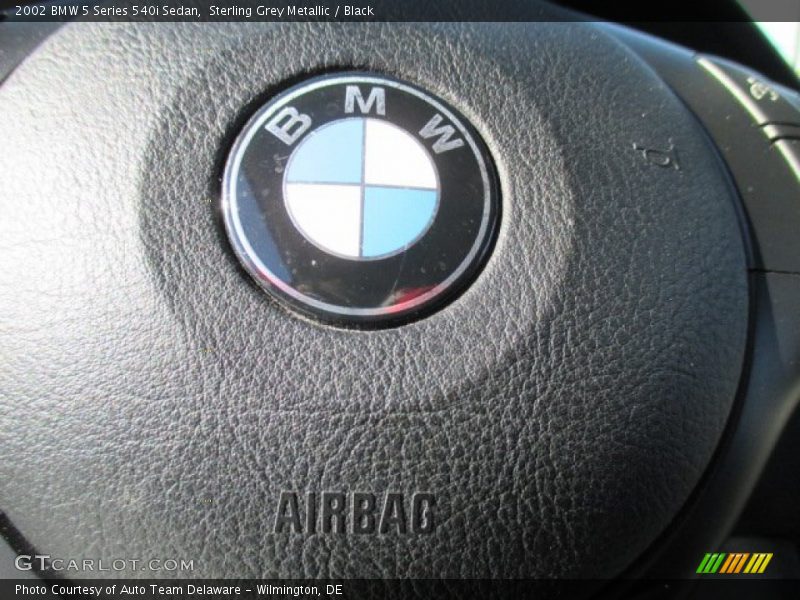 Sterling Grey Metallic / Black 2002 BMW 5 Series 540i Sedan
