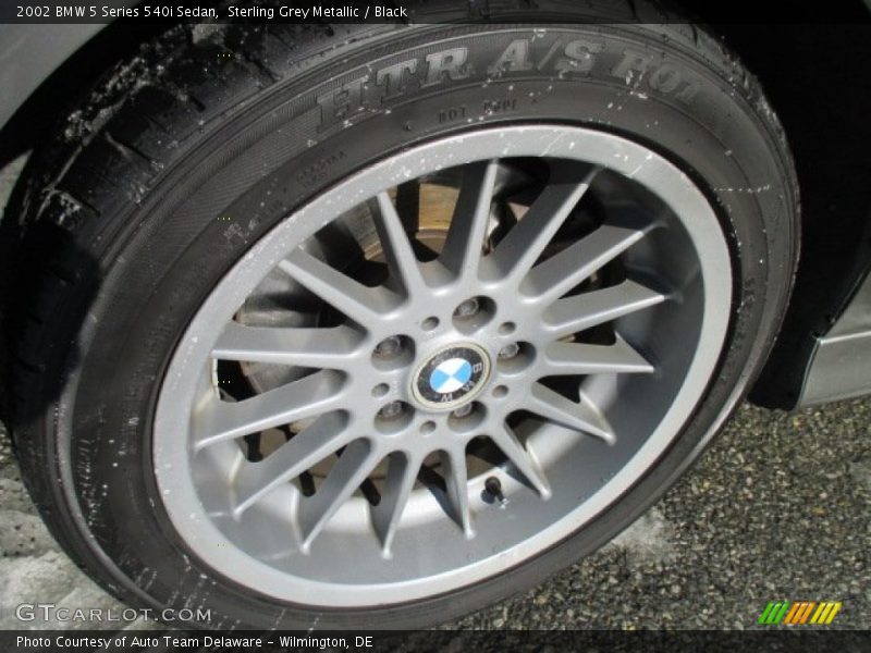 Sterling Grey Metallic / Black 2002 BMW 5 Series 540i Sedan