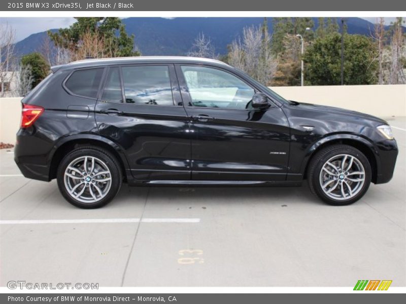 Jet Black / Black 2015 BMW X3 xDrive35i