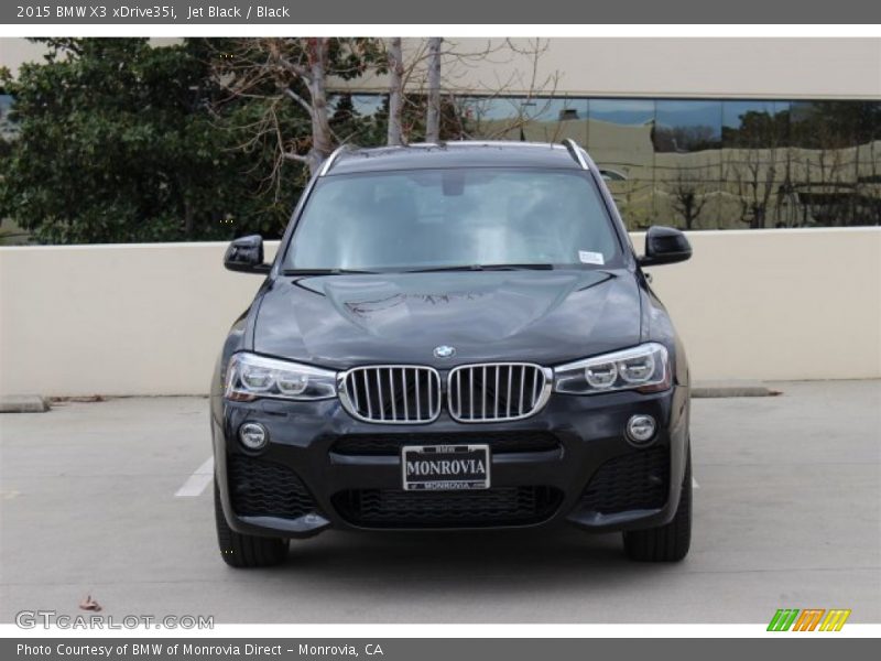 Jet Black / Black 2015 BMW X3 xDrive35i