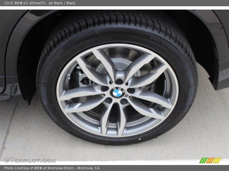 Jet Black / Black 2015 BMW X3 xDrive35i