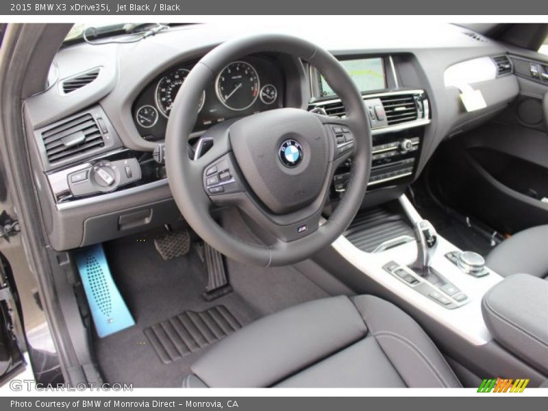 Jet Black / Black 2015 BMW X3 xDrive35i