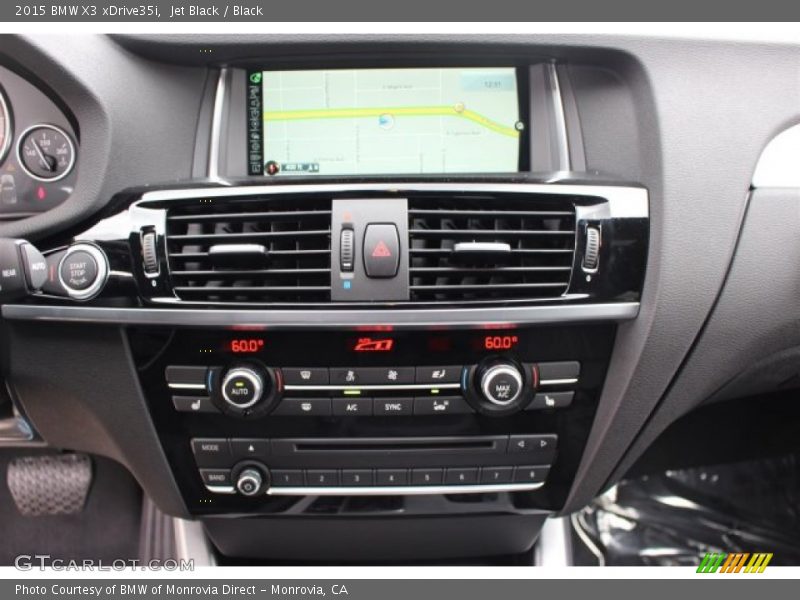 Jet Black / Black 2015 BMW X3 xDrive35i