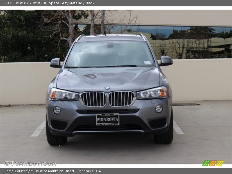 Space Grey Metallic / Black 2015 BMW X3 xDrive28i