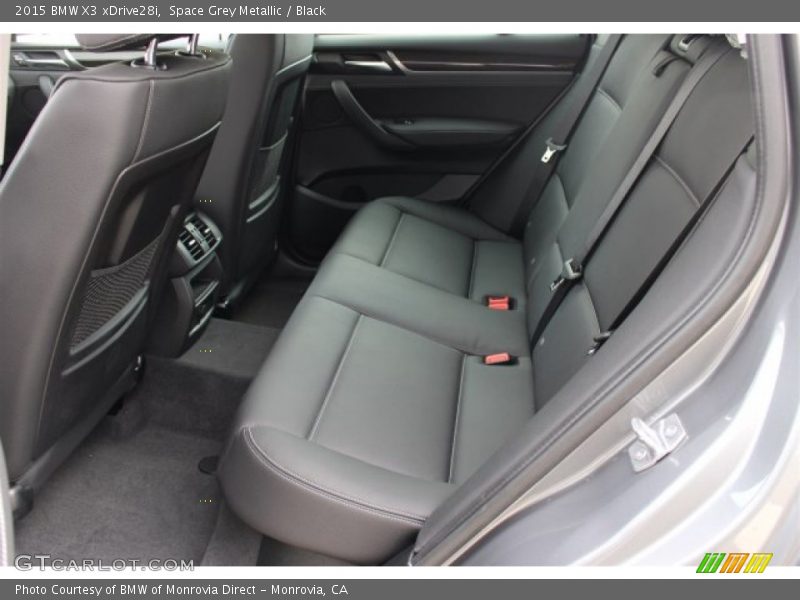 Rear Seat of 2015 X3 xDrive28i