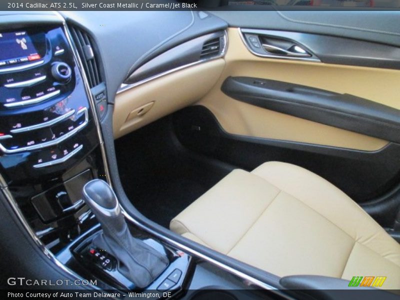 Silver Coast Metallic / Caramel/Jet Black 2014 Cadillac ATS 2.5L
