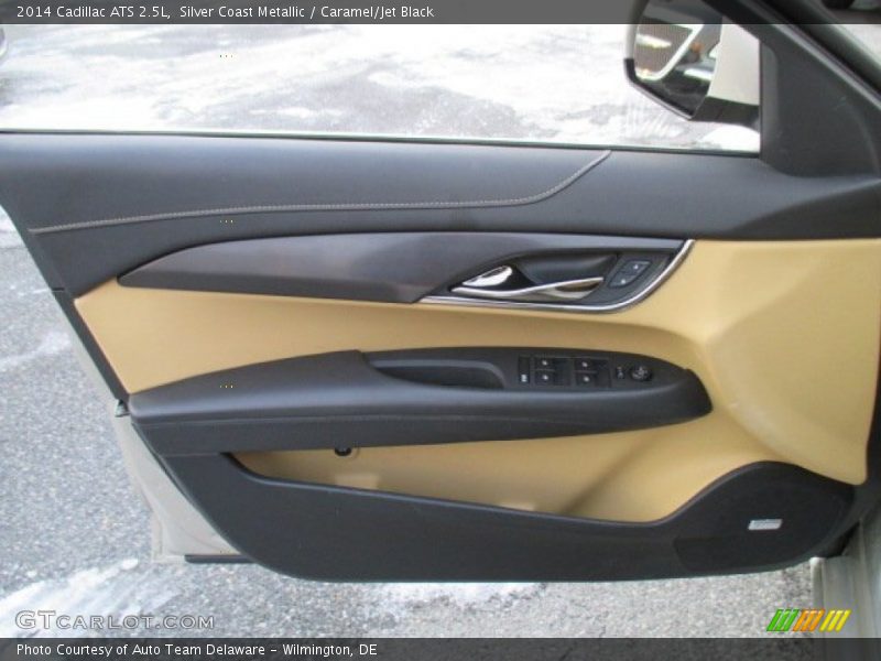 Silver Coast Metallic / Caramel/Jet Black 2014 Cadillac ATS 2.5L