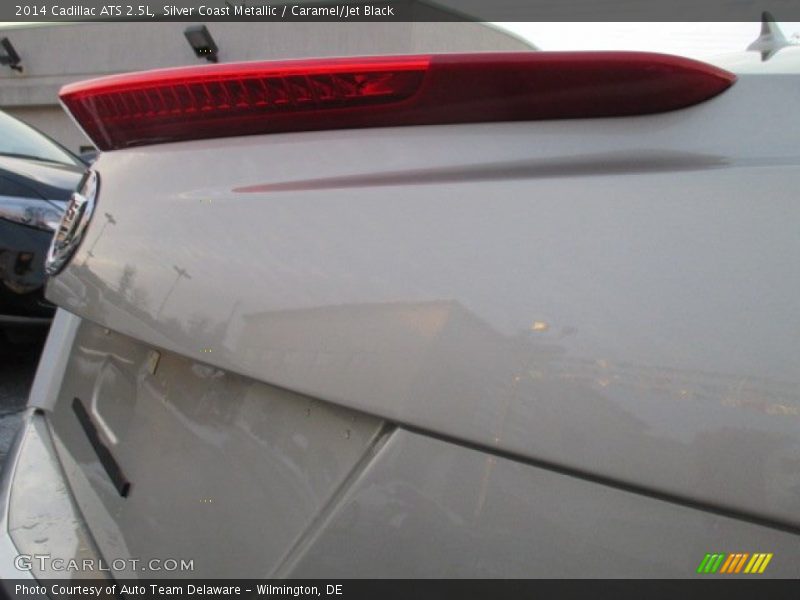 Silver Coast Metallic / Caramel/Jet Black 2014 Cadillac ATS 2.5L