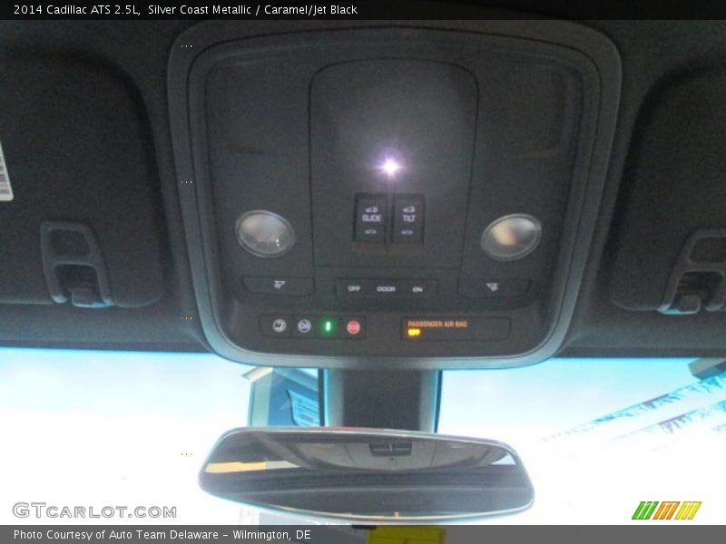 Silver Coast Metallic / Caramel/Jet Black 2014 Cadillac ATS 2.5L
