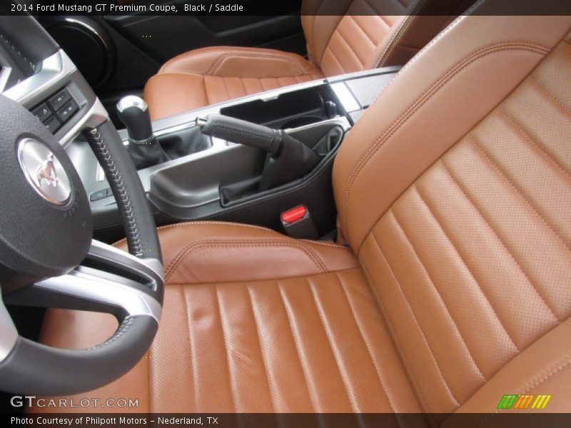 Black / Saddle 2014 Ford Mustang GT Premium Coupe