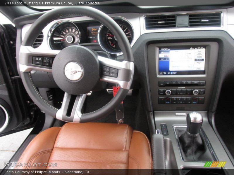 Black / Saddle 2014 Ford Mustang GT Premium Coupe