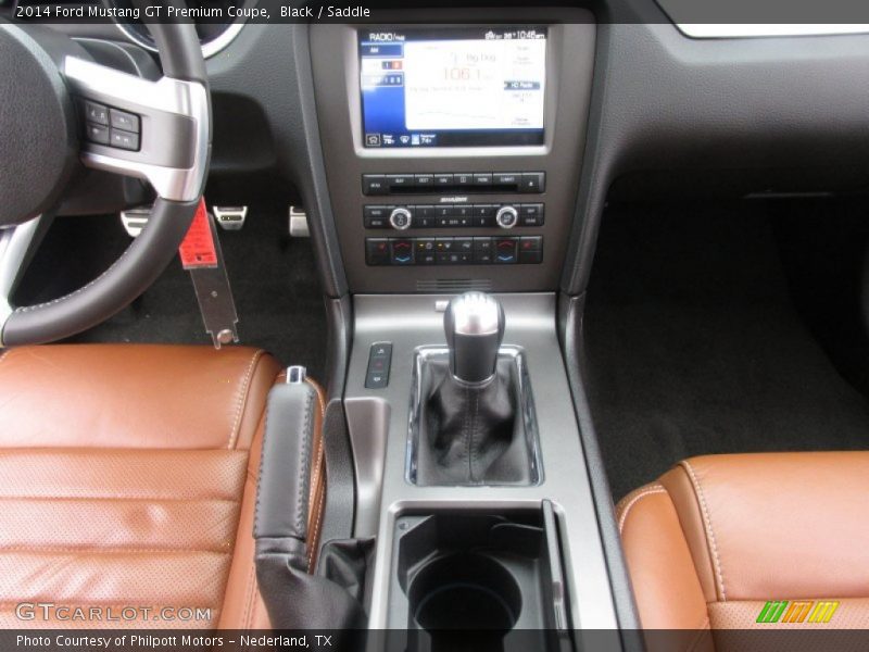 Black / Saddle 2014 Ford Mustang GT Premium Coupe