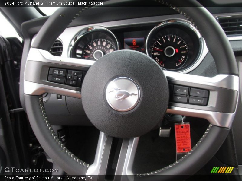 Black / Saddle 2014 Ford Mustang GT Premium Coupe