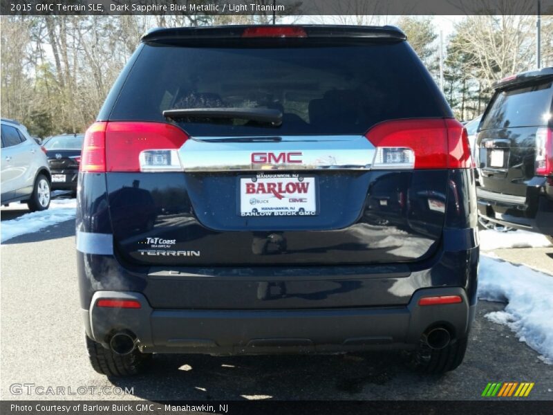 Dark Sapphire Blue Metallic / Light Titanium 2015 GMC Terrain SLE