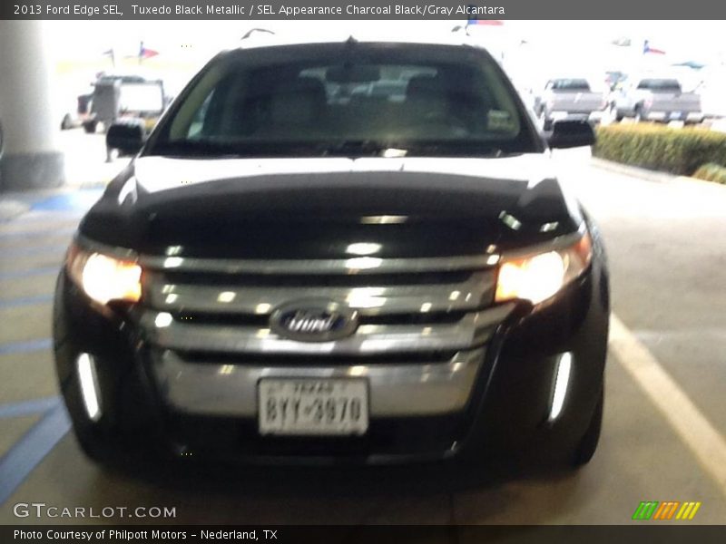 Tuxedo Black Metallic / SEL Appearance Charcoal Black/Gray Alcantara 2013 Ford Edge SEL