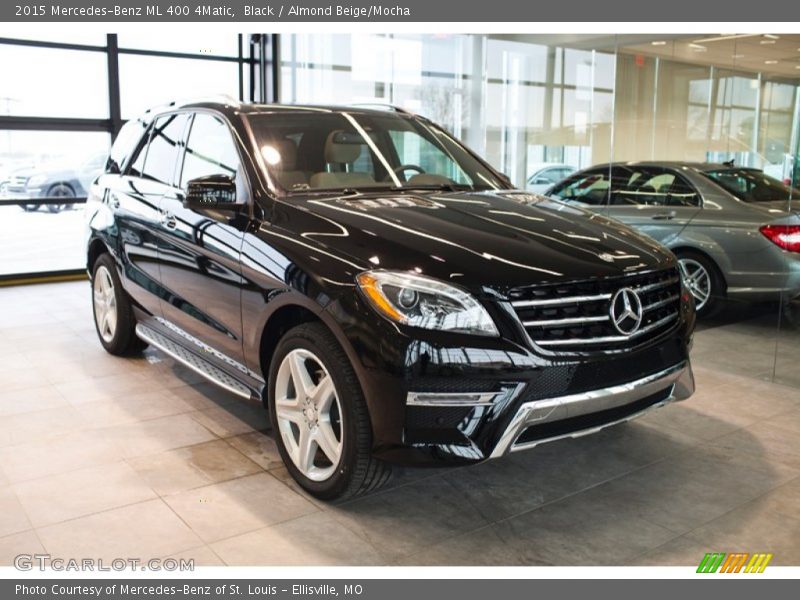 Black / Almond Beige/Mocha 2015 Mercedes-Benz ML 400 4Matic