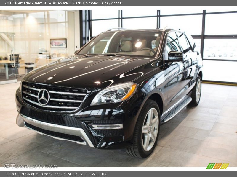 Black / Almond Beige/Mocha 2015 Mercedes-Benz ML 400 4Matic
