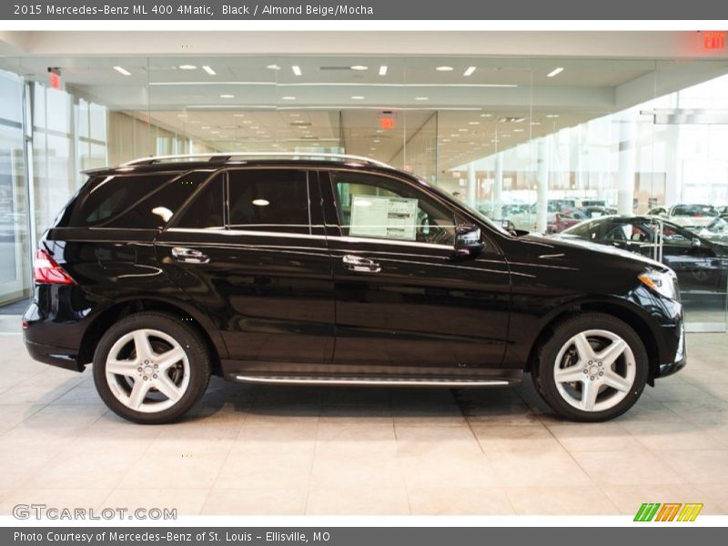 Black / Almond Beige/Mocha 2015 Mercedes-Benz ML 400 4Matic