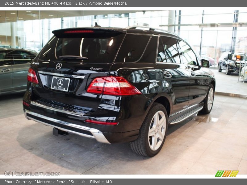 Black / Almond Beige/Mocha 2015 Mercedes-Benz ML 400 4Matic