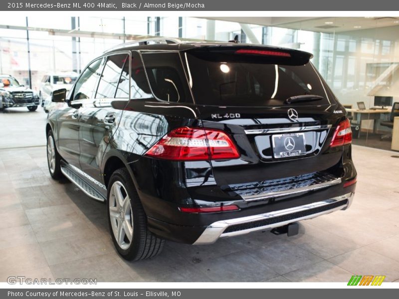 Black / Almond Beige/Mocha 2015 Mercedes-Benz ML 400 4Matic