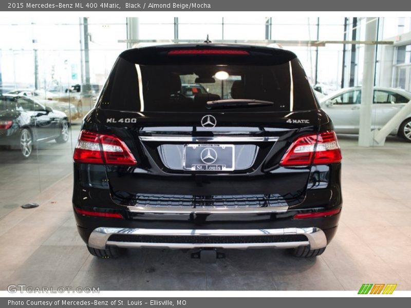 Black / Almond Beige/Mocha 2015 Mercedes-Benz ML 400 4Matic