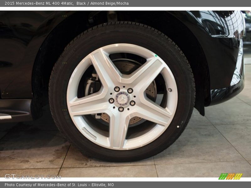 Black / Almond Beige/Mocha 2015 Mercedes-Benz ML 400 4Matic
