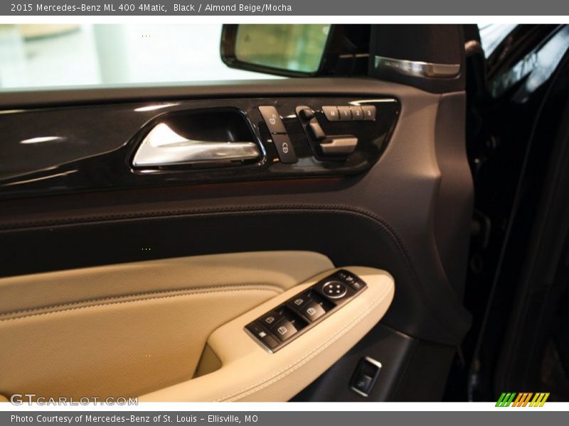 Black / Almond Beige/Mocha 2015 Mercedes-Benz ML 400 4Matic