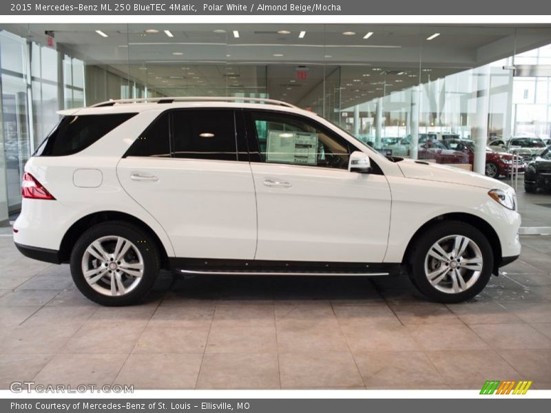Polar White / Almond Beige/Mocha 2015 Mercedes-Benz ML 250 BlueTEC 4Matic
