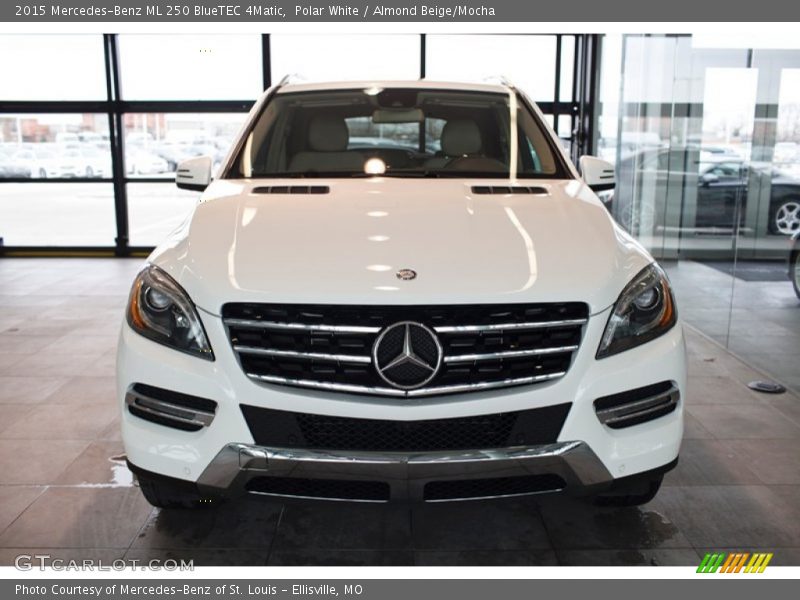 Polar White / Almond Beige/Mocha 2015 Mercedes-Benz ML 250 BlueTEC 4Matic