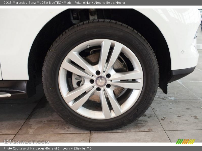 Polar White / Almond Beige/Mocha 2015 Mercedes-Benz ML 250 BlueTEC 4Matic