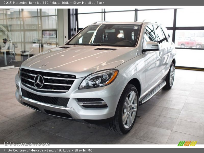 Iridium Silver Metallic / Black 2015 Mercedes-Benz ML 350 4Matic