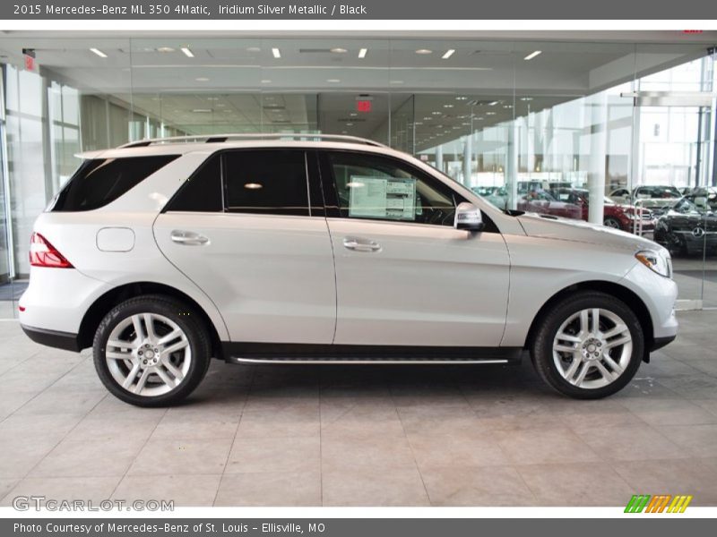 Iridium Silver Metallic / Black 2015 Mercedes-Benz ML 350 4Matic