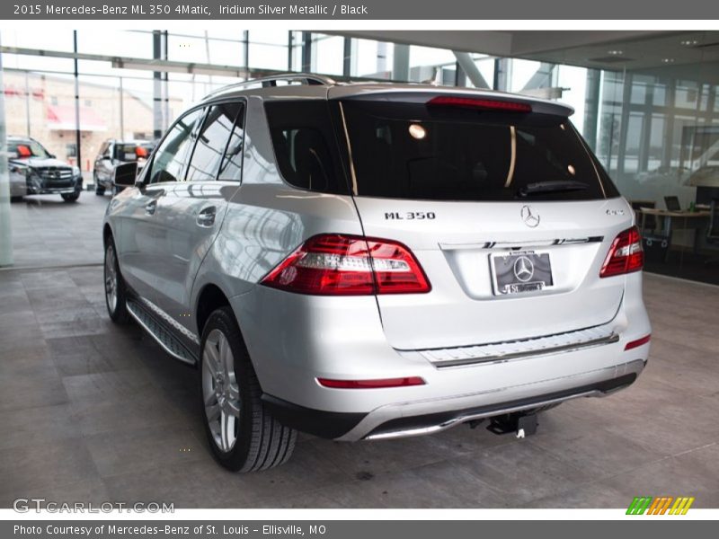 Iridium Silver Metallic / Black 2015 Mercedes-Benz ML 350 4Matic
