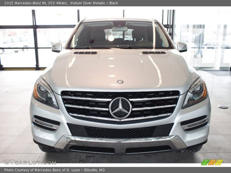 Iridium Silver Metallic / Black 2015 Mercedes-Benz ML 350 4Matic