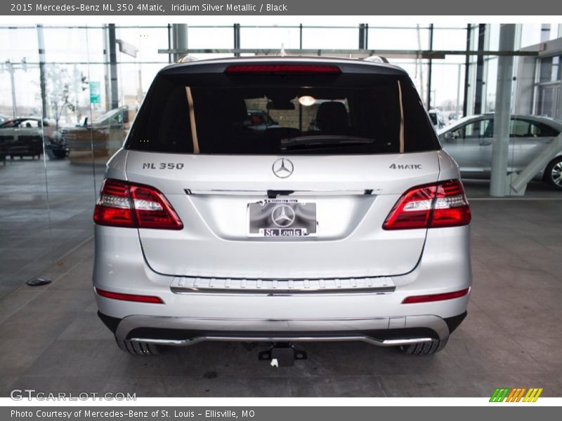 Iridium Silver Metallic / Black 2015 Mercedes-Benz ML 350 4Matic