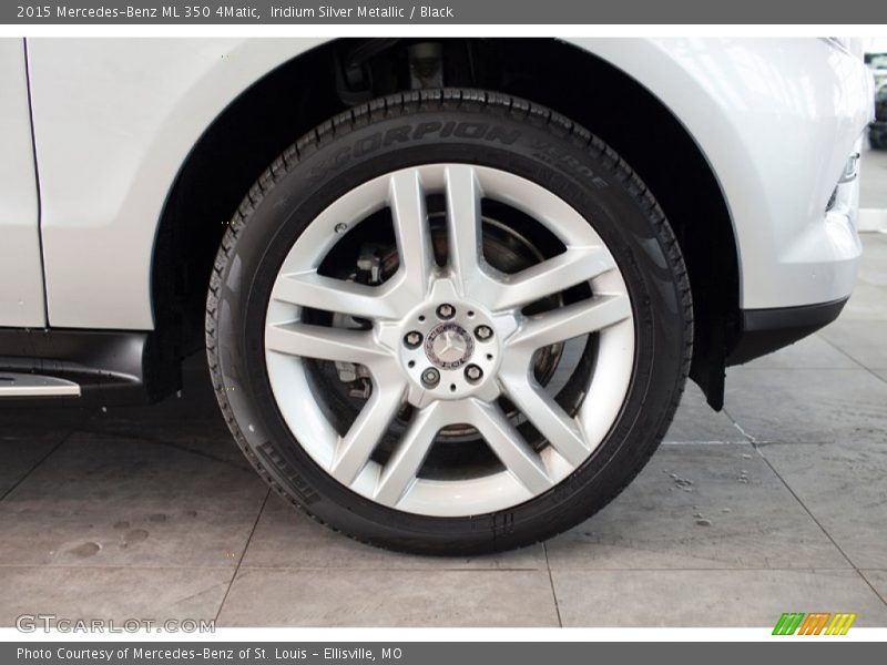 Iridium Silver Metallic / Black 2015 Mercedes-Benz ML 350 4Matic