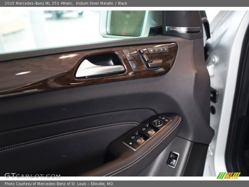 Iridium Silver Metallic / Black 2015 Mercedes-Benz ML 350 4Matic
