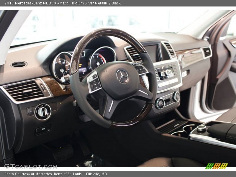 Iridium Silver Metallic / Black 2015 Mercedes-Benz ML 350 4Matic