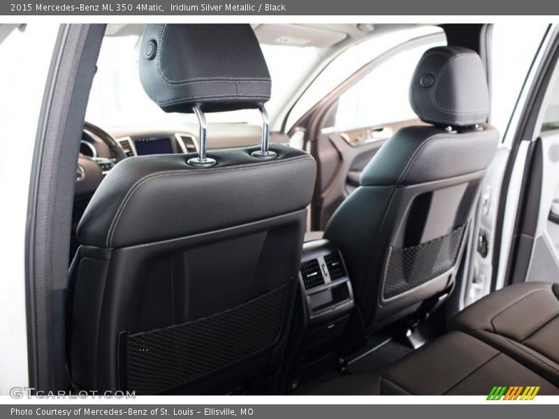 Iridium Silver Metallic / Black 2015 Mercedes-Benz ML 350 4Matic