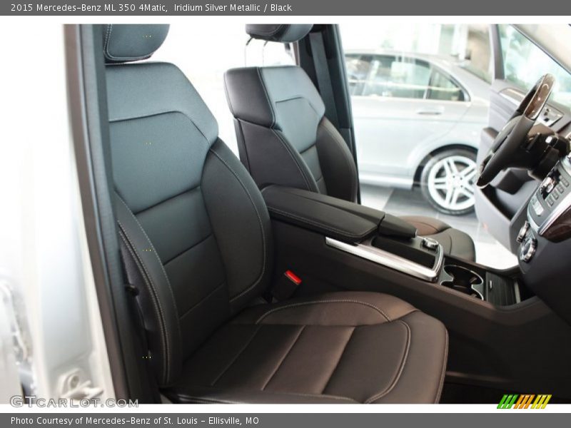 Iridium Silver Metallic / Black 2015 Mercedes-Benz ML 350 4Matic