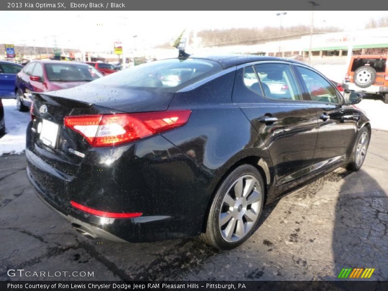 Ebony Black / Black 2013 Kia Optima SX